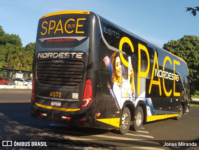 Expresso Nordeste 6072 na cidade de Ribeirão Preto, São Paulo, Brasil, por Jonas Miranda. Número da foto: #12755615.