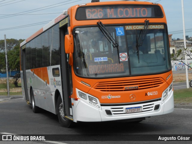 Auto Viação Vera Cruz - Belford Roxo A04050 na cidade de Nova Iguaçu, Rio de Janeiro, Brasil, por Augusto César. Número da foto: #12759539.