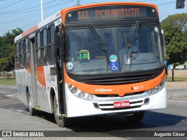 Viação Mirante A02111 na cidade de Nova Iguaçu, Rio de Janeiro, Brasil, por Augusto César. Número da foto: #12759550.