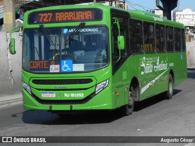 Transportes Santo Antônio RJ 161.052 na cidade de Duque de Caxias, Rio de Janeiro, Brasil, por Augusto César. Número da foto: #12760619.