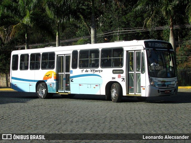 Viação 1º de Março 204 na cidade de Teresópolis, Rio de Janeiro, Brasil, por Leonardo Alecsander. Número da foto: #12760198.