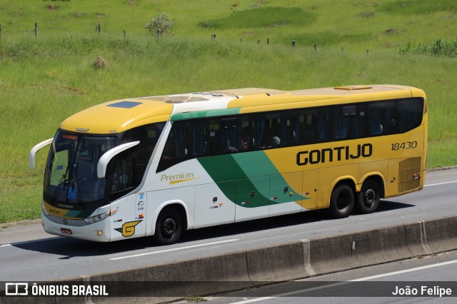 Empresa Gontijo de Transportes 18430 na cidade de Canas, São Paulo, Brasil, por João Felipe. Número da foto: #12759510.