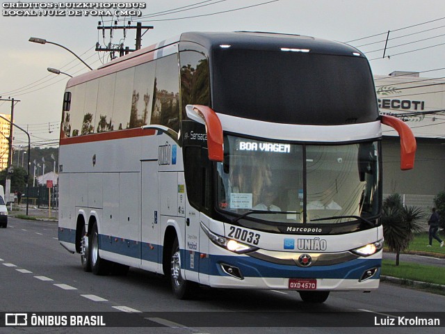 Expresso União 20033 na cidade de Juiz de Fora, Minas Gerais, Brasil, por Luiz Krolman. Número da foto: #12759094.