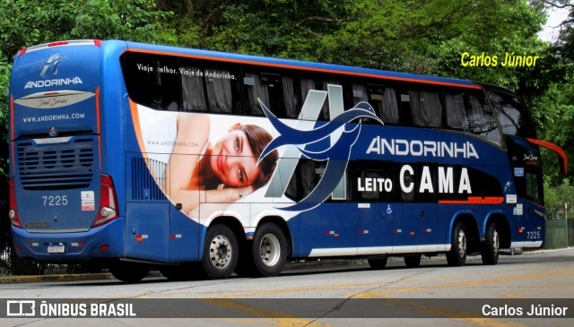 Empresa de Transportes Andorinha 7225 na cidade de São Paulo, São Paulo, Brasil, por Carlos Júnior. Número da foto: #12758757.