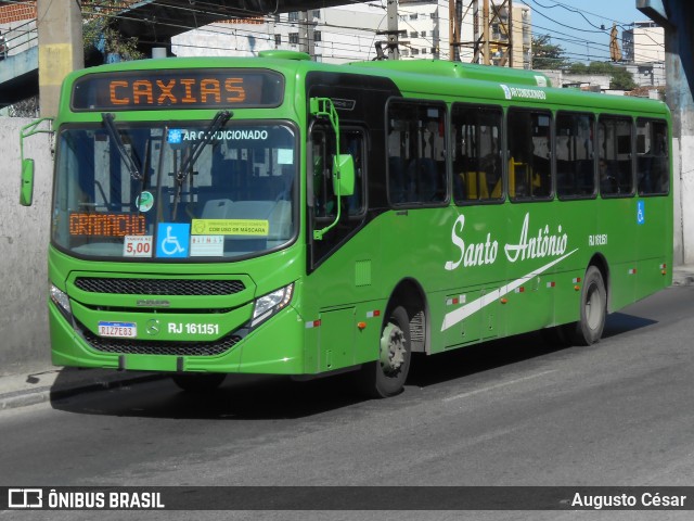 Transportes Santo Antônio RJ 161.151 na cidade de Duque de Caxias, Rio de Janeiro, Brasil, por Augusto César. Número da foto: #12760612.