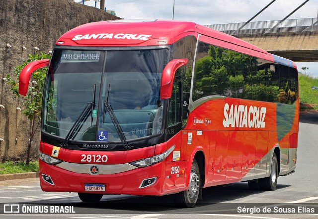 Viação Santa Cruz 28120 na cidade de Campinas, São Paulo, Brasil, por Sérgio de Sousa Elias. Número da foto: #12761113.