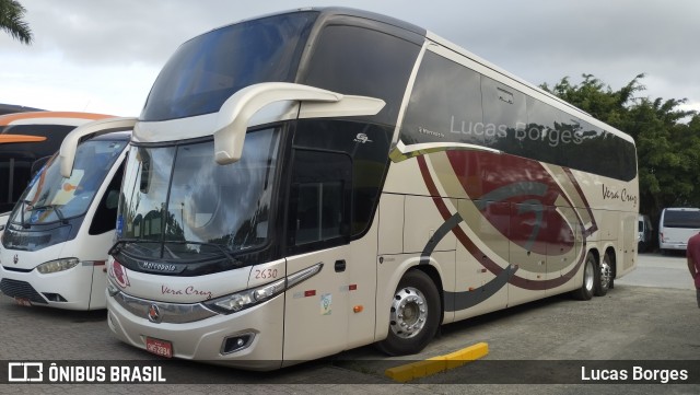 Vera Cruz Transporte e Turismo 2630 na cidade de Penha, Santa Catarina, Brasil, por Lucas Borges . Número da foto: #12759883.
