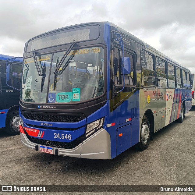 Empresa de Transportes e Turismo Carapicuiba 24.546 na cidade de Barueri, São Paulo, Brasil, por Bruno Almeida. Número da foto: #12760377.
