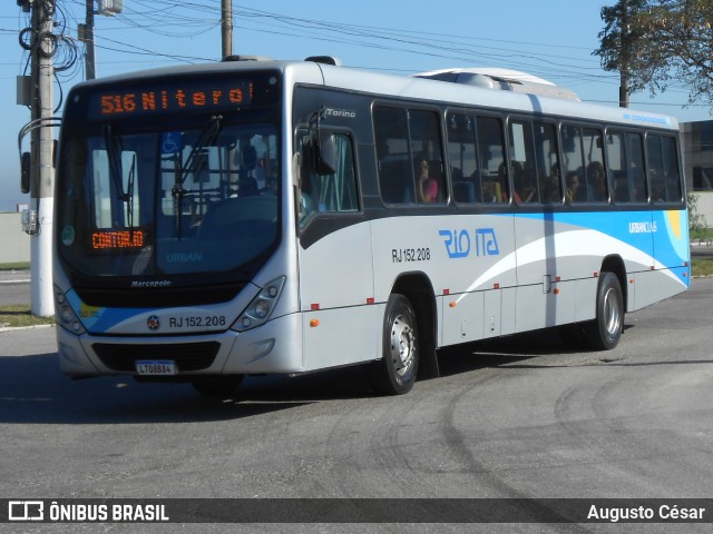 Rio Ita RJ 152.208 na cidade de Niterói, Rio de Janeiro, Brasil, por Augusto César. Número da foto: #12758948.