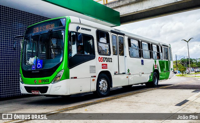 Via Verde Transportes Coletivos 0517002 na cidade de Manaus, Amazonas, Brasil, por João Pbs. Número da foto: #12758552.