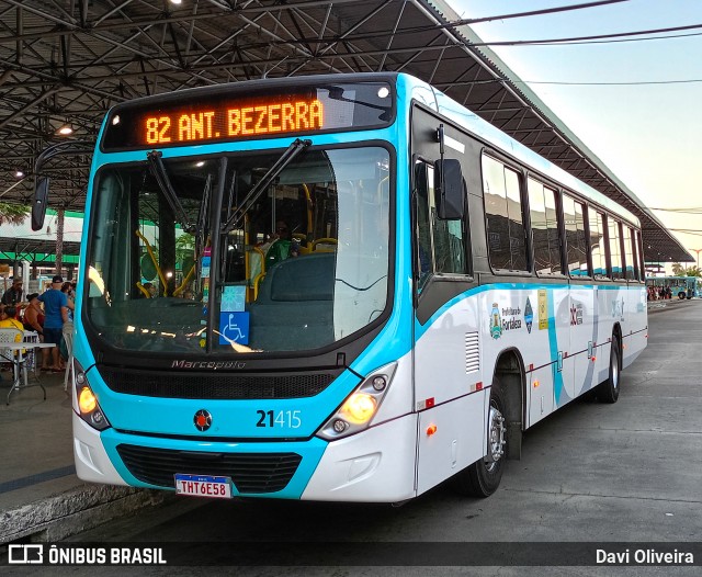 Aliança Transportes Urbanos 21415 na cidade de Fortaleza, Ceará, Brasil, por Davi Oliveira. Número da foto: #12760355.