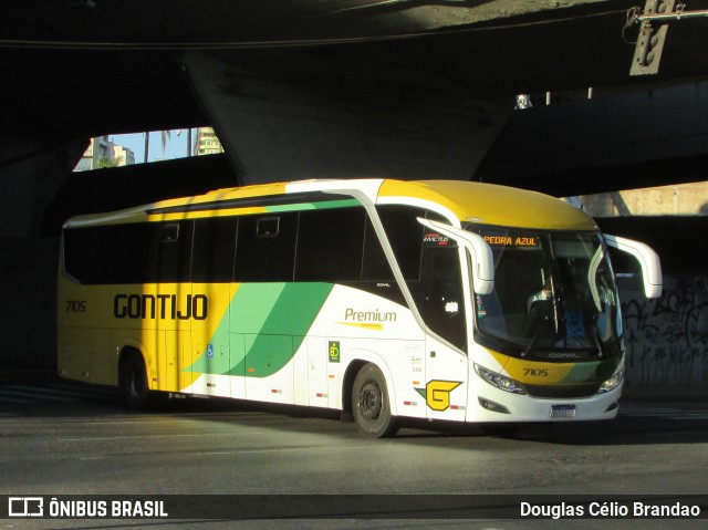 Empresa Gontijo de Transportes 7105 na cidade de Belo Horizonte, Minas Gerais, Brasil, por Douglas Célio Brandao. Número da foto: #12760283.