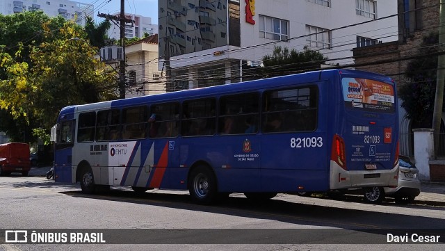BR Mobilidade Baixada Santista 821093 na cidade de Santos, São Paulo, Brasil, por Davi Cesar. Número da foto: #12760582.