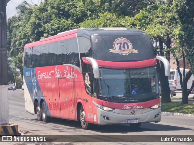 Expresso São Luiz 10110 na cidade de Maceió, Alagoas, Brasil, por Luiz Fernando. Número da foto: #12760016.