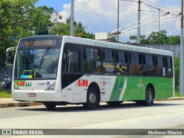 Next Mobilidade - ABC Sistema de Transporte 7400 na cidade de Santo André, São Paulo, Brasil, por Matheus Ribeiro. Número da foto: #12759556.