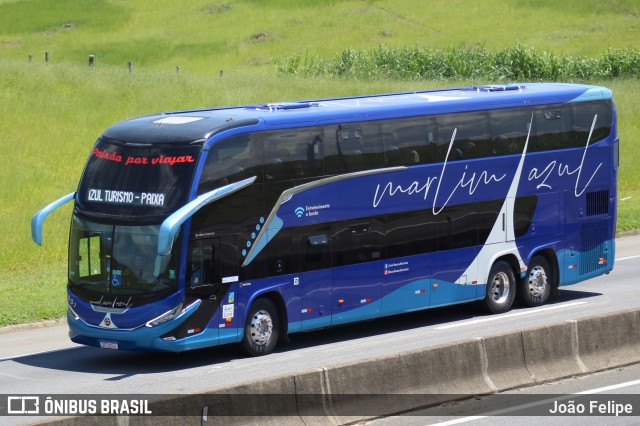 Marlim Azul Turismo 8001 na cidade de Canas, São Paulo, Brasil, por João Felipe. Número da foto: #12759355.