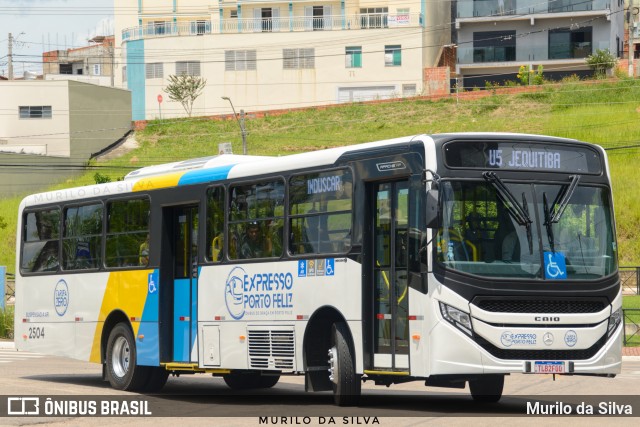 American Vans Transportes e Turismo 2504 na cidade de Porto Feliz, São Paulo, Brasil, por Murilo da Silva. Número da foto: #12760298.