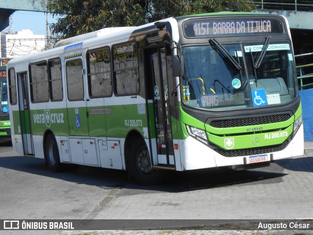 Viação Vera Cruz RJ 205.073 na cidade de Duque de Caxias, Rio de Janeiro, Brasil, por Augusto César. Número da foto: #12760516.