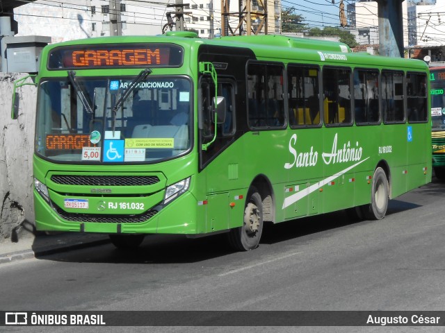 Transportes Santo Antônio RJ 161.032 na cidade de Duque de Caxias, Rio de Janeiro, Brasil, por Augusto César. Número da foto: #12760629.