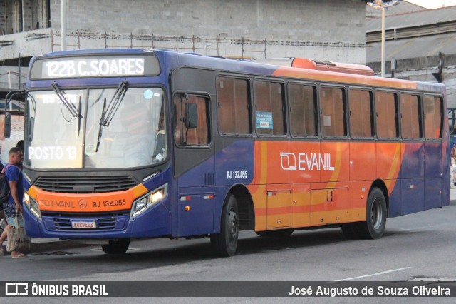 Evanil Transportes e Turismo RJ 132.055 na cidade de Rio de Janeiro, Rio de Janeiro, Brasil, por José Augusto de Souza Oliveira. Número da foto: #12760418.