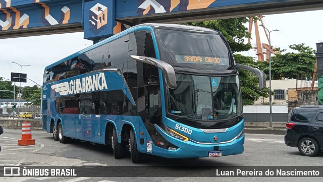 Viação Águia Branca 51300 na cidade de Rio de Janeiro, Rio de Janeiro, Brasil, por Luan Pereira do Nascimento. Número da foto: #12758827.