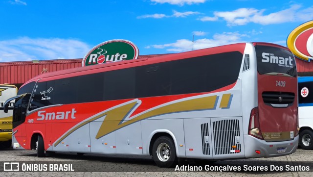 Viação Smart Transporte e Turismo 1409 na cidade de São Paulo, São Paulo, Brasil, por Adriano Gonçalves Soares Dos Santos. Número da foto: #12758370.
