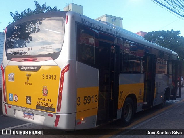 Upbus Qualidade em Transportes 3 5913 na cidade de São Paulo, São Paulo, Brasil, por Davi Santos Silva. Número da foto: #12760569.