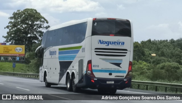 Nogueira Turismo 6510 na cidade de São Paulo, São Paulo, Brasil, por Adriano Gonçalves Soares Dos Santos. Número da foto: #12760985.