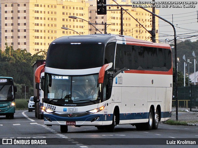 Expresso União 20033 na cidade de Juiz de Fora, Minas Gerais, Brasil, por Luiz Krolman. Número da foto: #12759089.