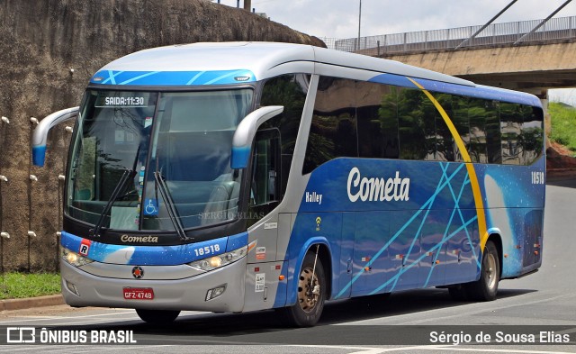 Viação Cometa 18518 na cidade de Campinas, São Paulo, Brasil, por Sérgio de Sousa Elias. Número da foto: #12761133.