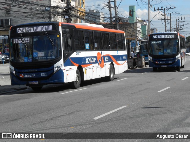 Viação Novacap B51514 na cidade de Rio de Janeiro, Rio de Janeiro, Brasil, por Augusto César. Número da foto: #12763548.