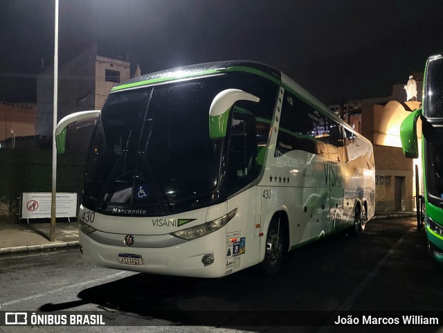 Visani Turismo 430 na cidade de Aparecida, São Paulo, Brasil, por João Marcos William. Número da foto: #12762094.