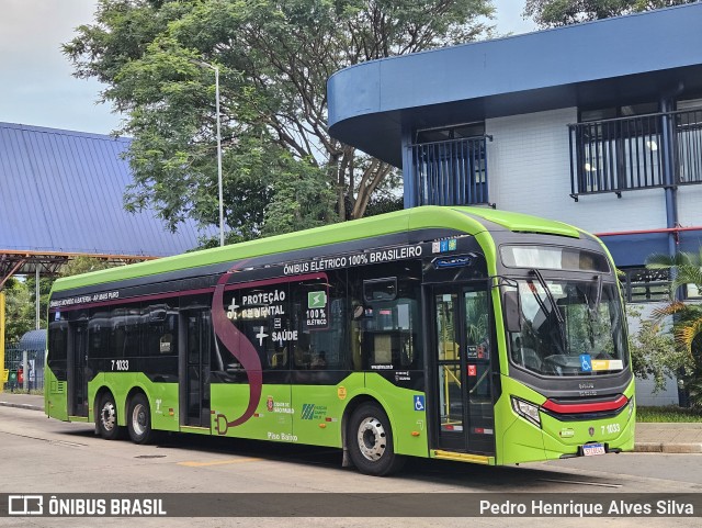Viação Campo Belo 7 1033 na cidade de São Paulo, São Paulo, Brasil, por Pedro Henrique Alves Silva. Número da foto: #12761366.