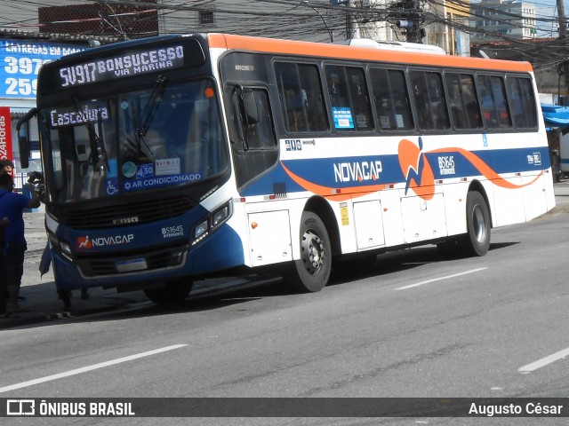 Viação Novacap B51645 na cidade de Rio de Janeiro, Rio de Janeiro, Brasil, por Augusto César. Número da foto: #12763470.