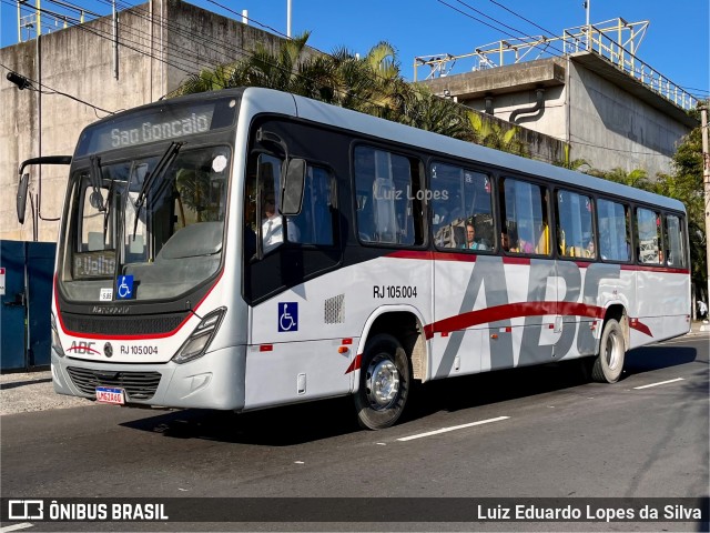 Auto Viação ABC RJ 105.004 na cidade de Niterói, Rio de Janeiro, Brasil, por Luiz Eduardo Lopes da Silva. Número da foto: #12761942.