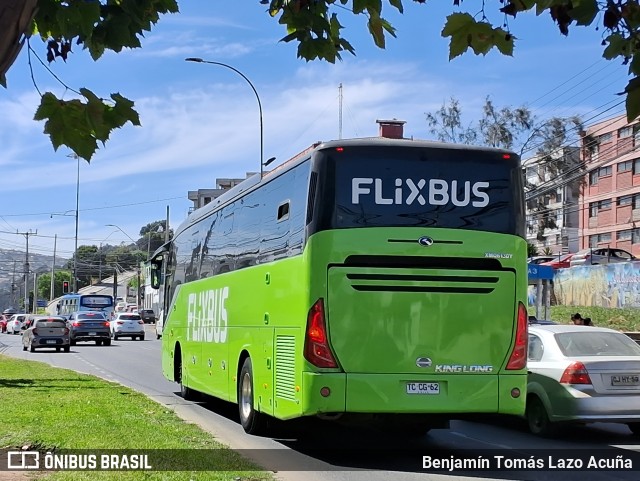 FlixBus TCCG62 na cidade de San Antonio, San Antonio, Valparaíso, Chile, por Benjamín Tomás Lazo Acuña. Número da foto: #12763970.