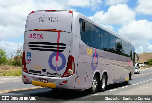 Rota Transportes Rodoviários 7205 na cidade de Maruim, Sergipe, Brasil, por Gladyston Santana Correia. Número da foto: #12761235.
