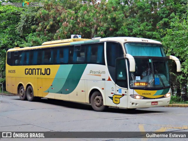 Empresa Gontijo de Transportes 14005 na cidade de São Paulo, São Paulo, Brasil, por Guilherme Estevan. Número da foto: #12763735.
