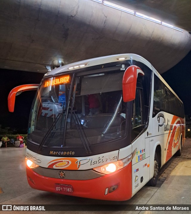 Viação Platina 3500 na cidade de Uberlândia, Minas Gerais, Brasil, por Andre Santos de Moraes. Número da foto: #12762121.