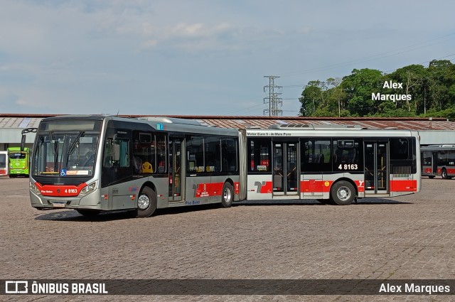 Express Transportes Urbanos Ltda 4 8163 na cidade de São Paulo, São Paulo, Brasil, por Alex Marques. Número da foto: #12762452.