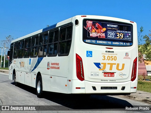JTU - Jacareí Transporte Urbano 3.050 na cidade de Jacareí, São Paulo, Brasil, por Robson Prado. Número da foto: #12761927.