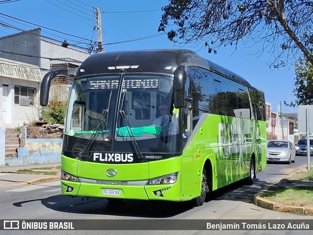 FlixBus TCCG62 na cidade de San Antonio, San Antonio, Valparaíso, Chile, por Benjamín Tomás Lazo Acuña. Número da foto: #12763967.