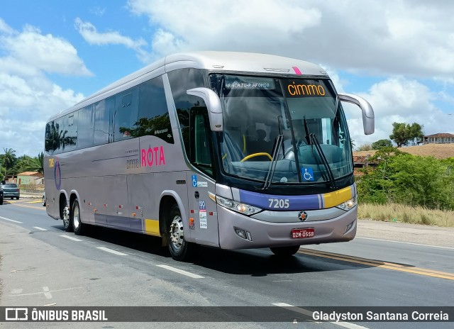 Rota Transportes Rodoviários 7205 na cidade de Maruim, Sergipe, Brasil, por Gladyston Santana Correia. Número da foto: #12761241.