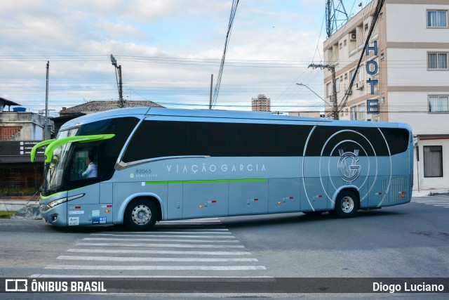 Viação Garcia 82065 na cidade de Balneário Camboriú, Santa Catarina, Brasil, por Diogo Luciano. Número da foto: #12762950.