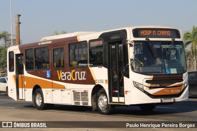 Auto Ônibus Vera Cruz DC 5.032 na cidade de Duque de Caxias, Rio de Janeiro, Brasil, por Paulo Henrique Pereira Borges. Número da foto: #12762083.