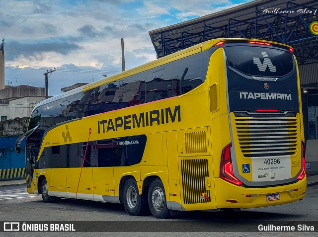 Viação Nova Itapemirim 40296 na cidade de Santos, São Paulo, Brasil, por Guilherme Silva. Número da foto: #12762985.