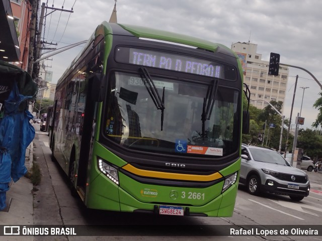Viação Metrópole Paulista - Zona Leste 3 2661 na cidade de São Paulo, São Paulo, Brasil, por Rafael Lopes de Oliveira. Número da foto: #12761776.