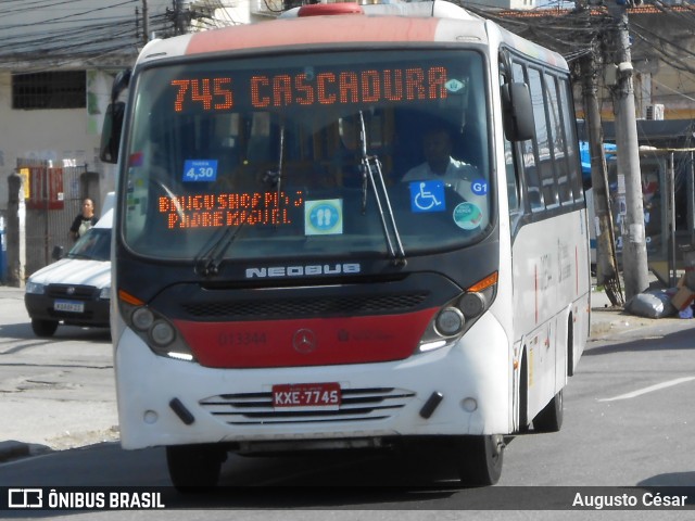 Transportes Barra D13344 na cidade de Rio de Janeiro, Rio de Janeiro, Brasil, por Augusto César. Número da foto: #12763458.