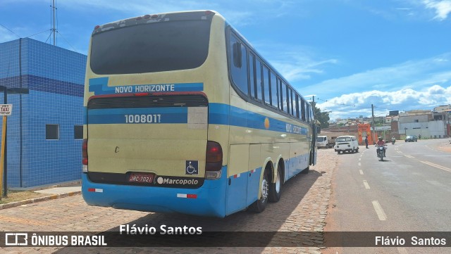 Viação Novo Horizonte 1008011 na cidade de Barra da Estiva, Bahia, Brasil, por Flávio  Santos. Número da foto: #12762202.