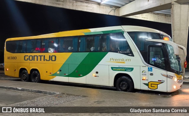 Empresa Gontijo de Transportes 18380 na cidade de Aracaju, Sergipe, Brasil, por Gladyston Santana Correia. Número da foto: #12761338.